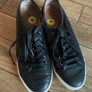 Frye genuine cow leather lace up fashion sneakers 8M